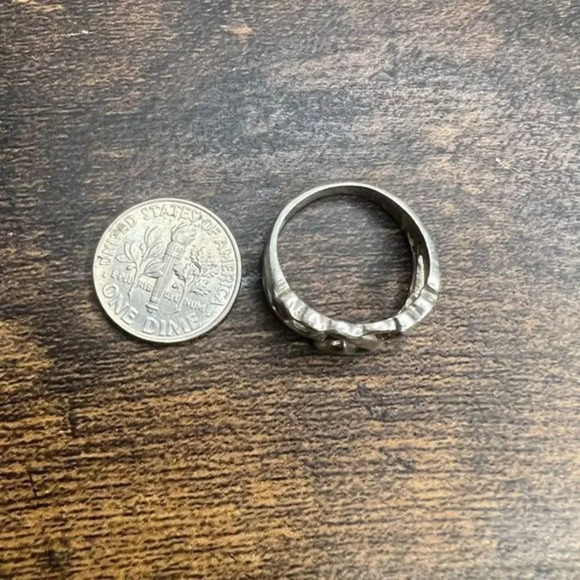 Sterling Silver Triple Heart Ring - Picture 8 of 10